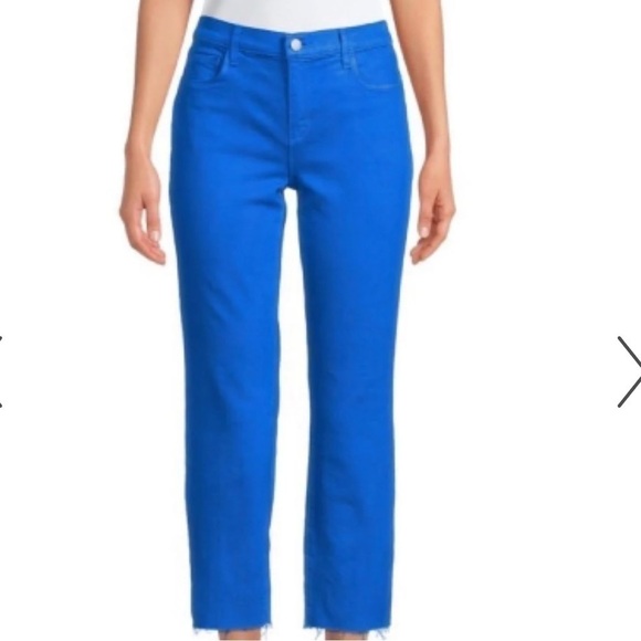 L’Agence Sada jean.  High waist, straight leg, cropped length, raw hem size 26 - Picture 8 of 8